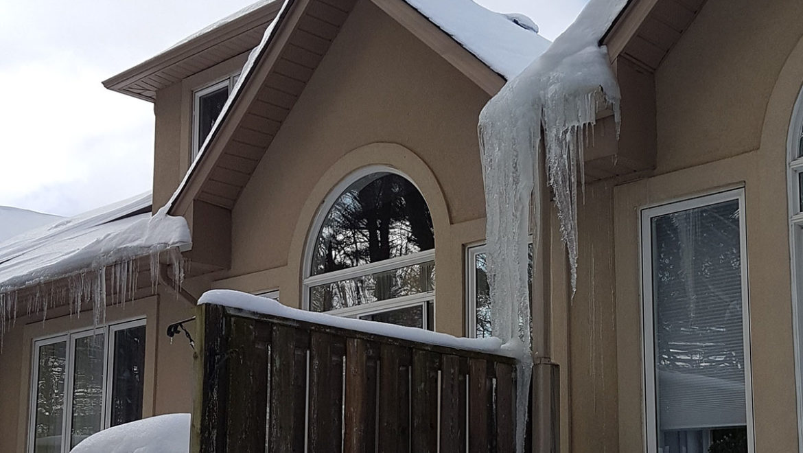 Ice damming issues can go away if you insulate your home.