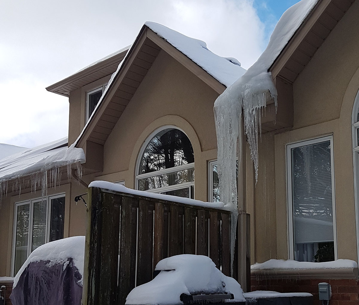 Ice damming issues can go away if you insulate your home.