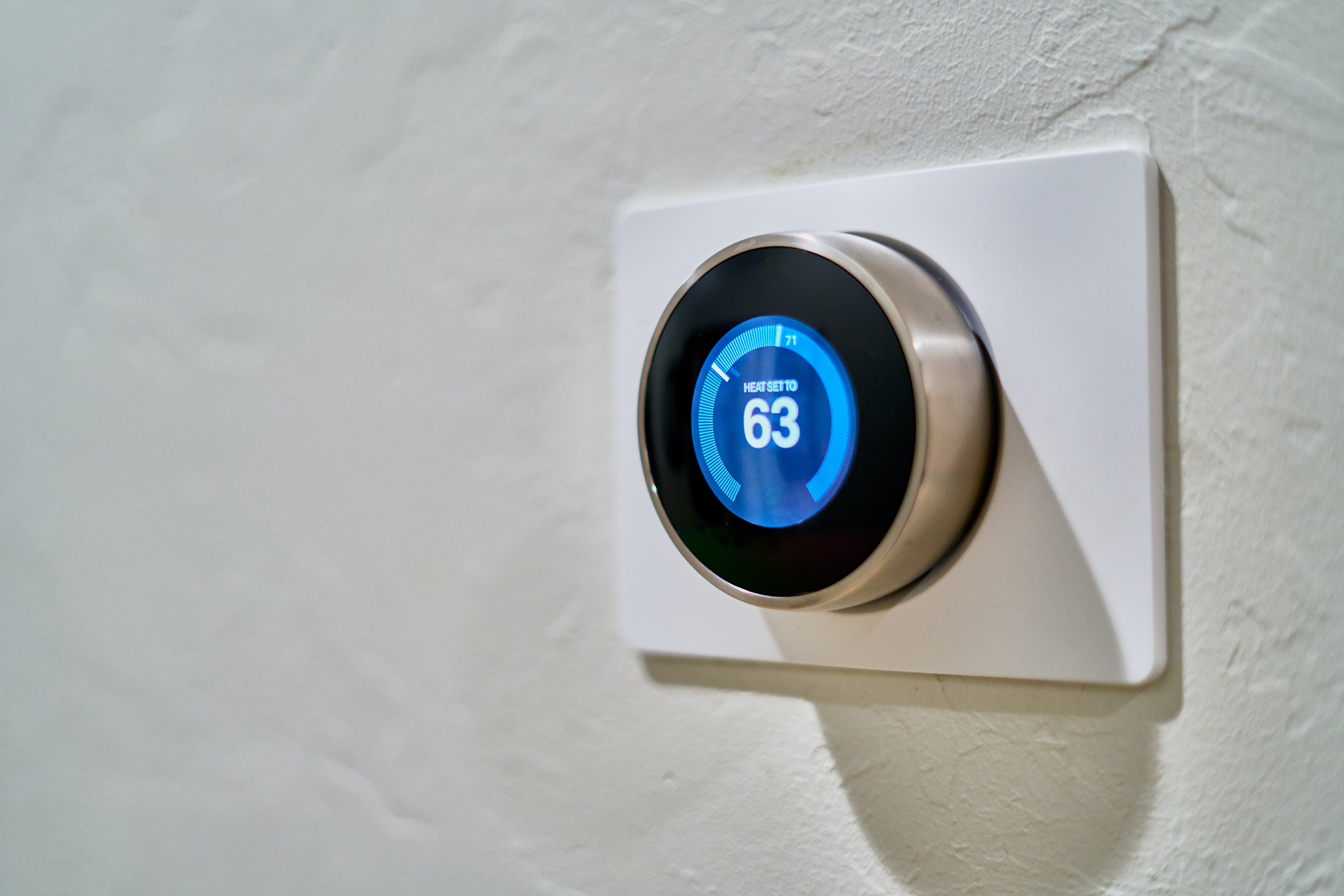 Home thermostat.
